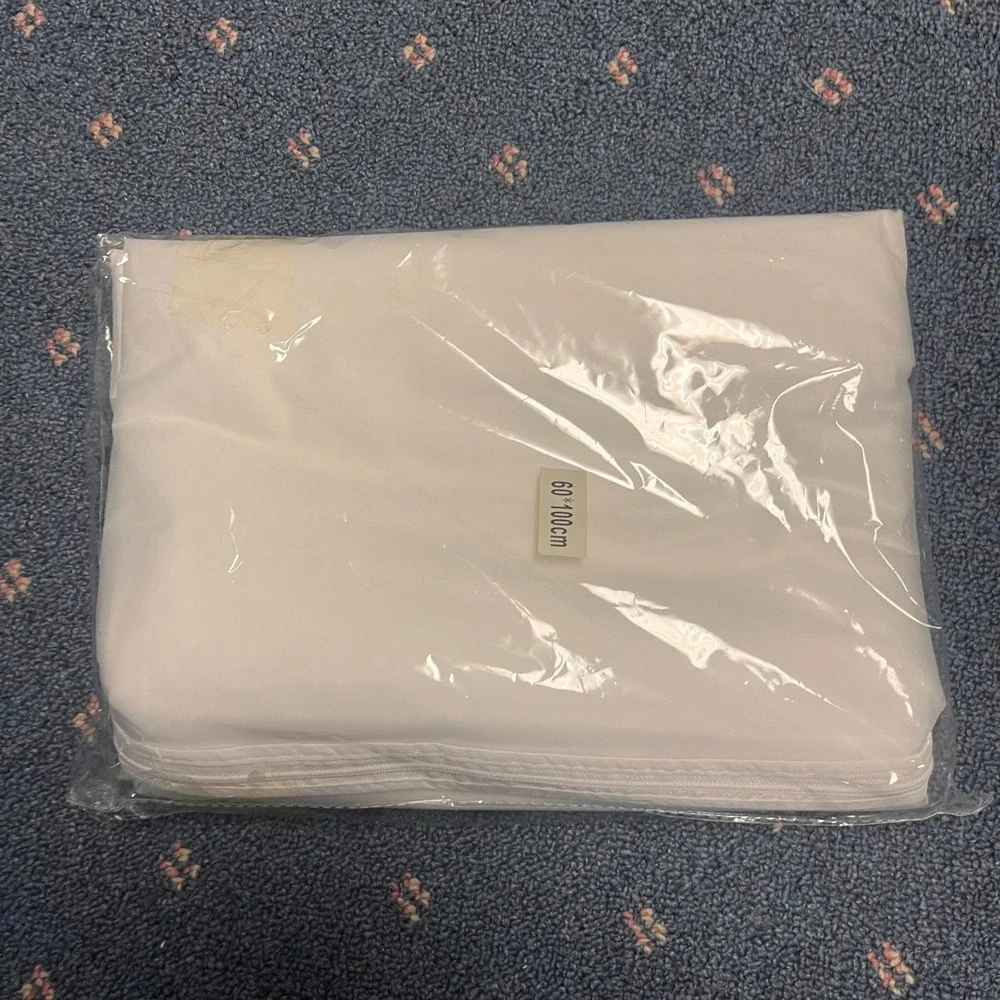 Set‎ of 6 Plastic Garment Bags with Zipper for Suits and Coats (24'' X 40'')